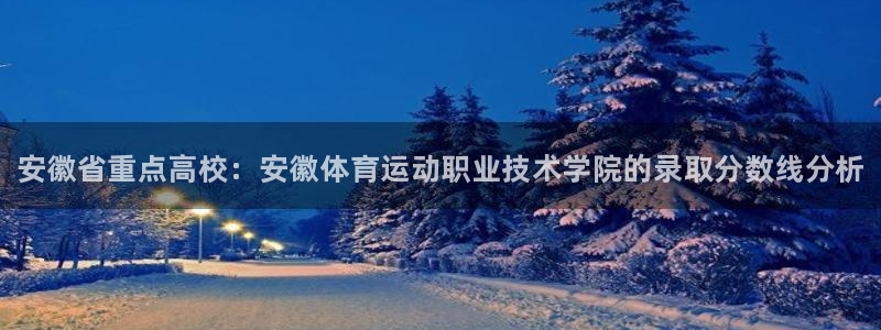 注册MK体育官方正版app：安徽省重点高校：安徽体育