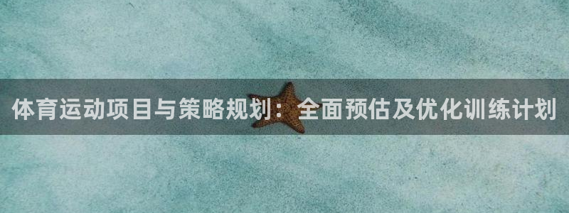 MK体育官网下载平台是正规平台吗：体育运动项目与策略规划：全